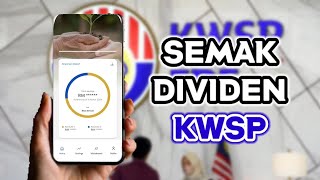 Cara Semak Dividen KWSP [upl. by Ecyla]