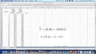 Econometría y Estadística Multivariable Regresión Lineal Simple con Fórmulas Ejercicio Práctico [upl. by Macmillan317]