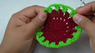 POSA PLATOS A CROCHET muy hermoso fácil de tejer paso a paso [upl. by Ecirtap]