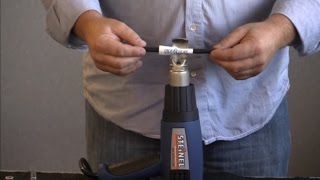 How To Use a Heat Gun for Heat Shrink Tubing [upl. by Esmeralda544]