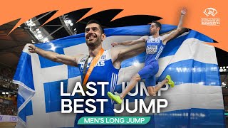 🇬🇷s Tentoglou flies to long jump gold on final attempt  World Athletics Championships Budapest 23 [upl. by Shishko]