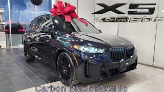 NEW ARRIVAL 2024 BMW X5 xDrive50e Carbon Black Metallic on Coffee [upl. by Alyac]