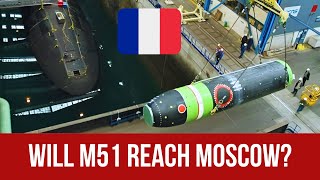 The M513 strategic ballistic missile was successfully tested in France [upl. by Yelmene]