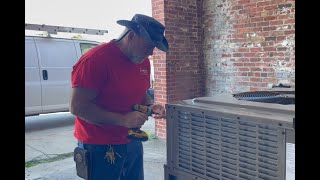 HVAC  Replace Package Gas Heat and AC Unit [upl. by Aivlys]