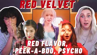 GETTING TO KNOW RED VELVET 레드벨벳 Pt 7  Red Flavor ‘PeekABoo’ amp Psycho MVs [upl. by Niemad]