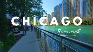 Chicago Riverwalk  The Best Time to Visit Chicago [upl. by Alleunam]