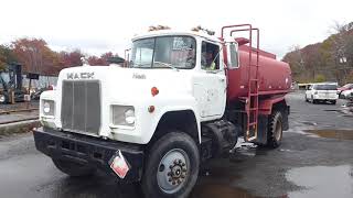 1985 Mack R487P Single Axle Tanker Truck  TRO 1028201 [upl. by Teague]