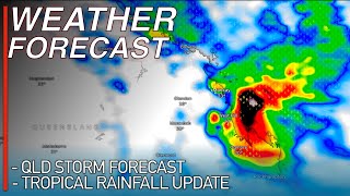 Heavy Rainfall and Severe Thunderstorms Forecast to Lash Far North Queensland Today and Tomorrow [upl. by Jefferson]