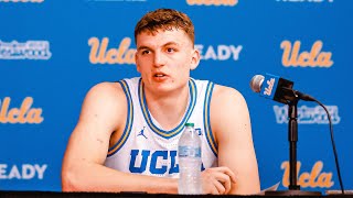 UCLA M Basketball Postgame  Players Oct 30 2024 [upl. by Anallese768]