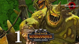 Total War Warhammer 3 Immortal Empires  Poxmakers of Nurgle Kugath Plaguefather 1 [upl. by Josler759]