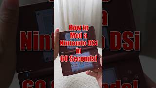 Homebrew a DSi in 60 Seconds nintendods [upl. by Esyak145]