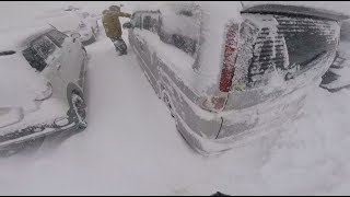 Tsugaike Kogen DBDHakuba Cortina powder trees shrubs  Feb 2018 [upl. by Nieberg956]