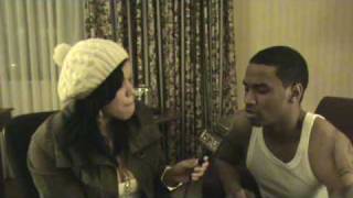 TT Torrez Interviews Trey Songz Part2 at iPower Ski Fest 09 [upl. by Auqinahs]