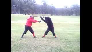 John Farthing vs Ian Mac Pharlaine Longsword [upl. by Nezah97]