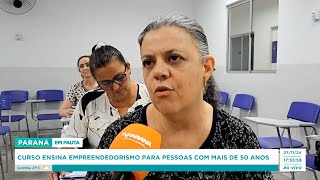 Curso ensina empreendedorismo para pessoas com mais de 50 anos [upl. by Ecnarepmet]