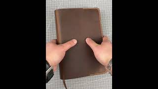 Personalized Leather cover for bible KJVleathercraft leathercover bible holybible [upl. by Dionisio]