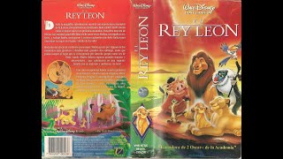 Unboxing VHS El Rey León 1995 Argentina [upl. by Teak17]