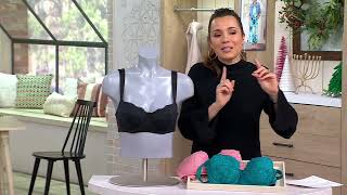 All Worthy Lace Cup Balconette Bra on QVC [upl. by Ettegdirb]