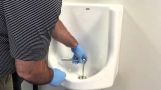 Zurn Urinals Z5795 Waterless Urinal  How to Maintain and Clean [upl. by Reddy315]