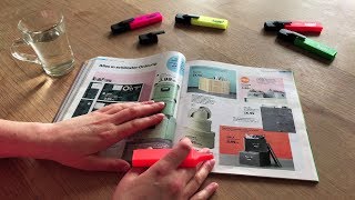 ASMR IKEA Catalog Game 💗 GERMAN 2018 EDITION Part II [upl. by Ihsir]