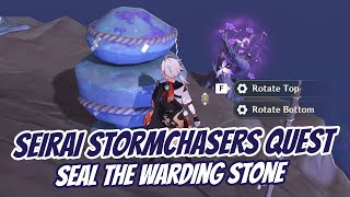 Seirai Stormchasers Quest Seal the Warding Stone Guide  Genshin Impact [upl. by Ebony]