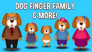 Dog Finger Family Collection  Top 10 Finger Family Collection  Finger Family Songs [upl. by Maisel97]