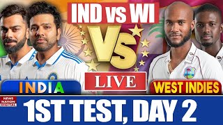 IND vs WI 1st Test Day 2 Lunch Highlights India vs West Indies Highlights  Today Match Highlights [upl. by Morie]