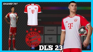 DLS 23  Fc Bayern Munich New Kits 2324 In Dls 23  Fc Bayern Munich New Jersey In Dls 23 [upl. by Averill]