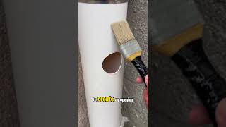 An easy way to install a drain pipe for a sink plumbingtech plumber [upl. by Hippel82]