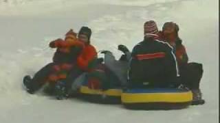 Glissades sur tube MontTremblant snow tubing centre [upl. by Nohpets306]