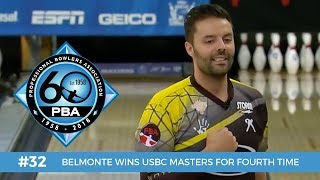 PBA 60th Anniversary Most Memorable Moments 32  Belmonte Wins USBC Masters for Fourth Time [upl. by Younger]