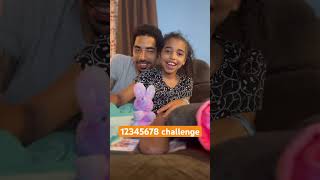 12345678 Challenge daddydaughter funny they did that [upl. by Novla790]