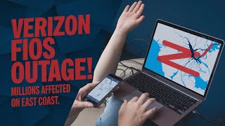 Verizon Fios Outage Hits Millions on East Coast [upl. by Nath725]