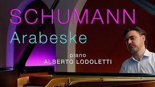 SCHUMANN Arabeske Op18 Alberto Lodoletti piano [upl. by Nivram]