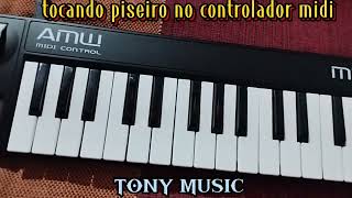 tocando piseiro no controlador midi amw mini32 org2024 solo improvisado [upl. by Bonnee]