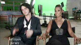 Alicia Keys  Jack White  On Set Interview [upl. by Osnofedli346]