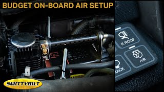 Budget OnBoard Air Compressor Mod  Any Vehicle with a Dual Battery Tray [upl. by Borer]