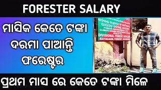 odisha forester salary 2023forester monthly salary [upl. by Ylhsa492]