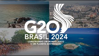 G20 debate sustentabilidade ambiental e climática no Rio de Janeiro [upl. by Ajad]