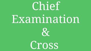 Chief Examination And Cross Examination In Telugu [upl. by Sirovart]