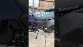 KLR 650 Adventure 2024 model Custom Seat build [upl. by Oivlis435]