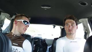 Team AG2R LA MONDIALE  Tour of California  Behind the scenes  Stage 2 [upl. by Antonius]