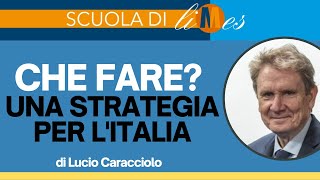 Che fare Una strategia per lItalia  La lezione di Lucio Caracciolo per la Scuola di Limes [upl. by Ecydnac]