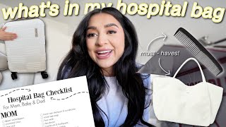 WHATS IN MY HOSPITAL BAG SECOND TIME MOM [upl. by Htebizile]