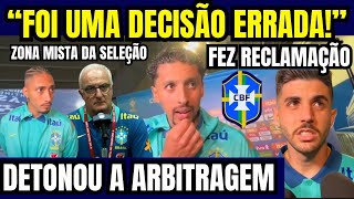 â€œDECISÃƒO ERRADAâ€ DORIVAL JR FICA NA BRONCA COM A ARBITRAGEM ZONA MISTA DA SELEÃ‡ÃƒO BRASILEIRA [upl. by Ymer]