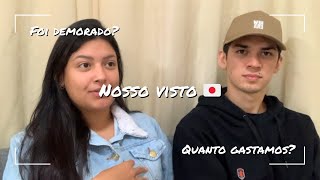 NOSSO PROCESSO PARA TIRAR VISTO DO JAPÃO 🇯🇵 japan japão [upl. by Fleece]