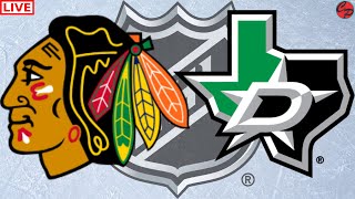 Chicago Blackhawks vs Dallas Stars NHL Hockey Live Game Cast amp Chat [upl. by Arraic803]