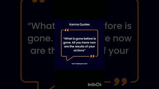 KARMA quotes [upl. by Ogilvy745]