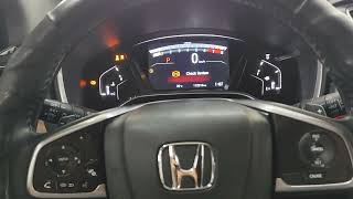 Reset đèn báo lỗi hệ thống phanh Honda Sensing khi thay thế ắc quy Honda CRV Civic CityHRV BRV [upl. by Hcahsem]