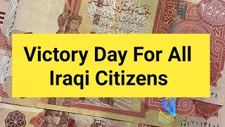 Victory Day For All Iraqi Citizens Finally Done Iraqi Dinar News 9 November 2024  IQD Forex Update [upl. by Wilmette]